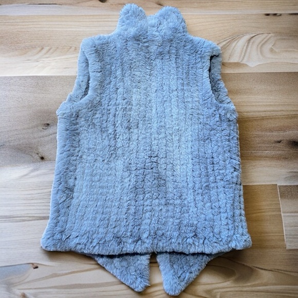 Stella + Lorenzo Love Token Faux Fur Vest size S - Picture 4 of 13